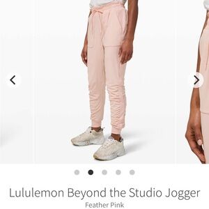 Lululemon Beyond the Studio Jogger Feather Pink